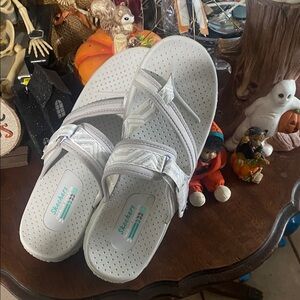 Skechers Gray Outdoor Lifestyle Slides